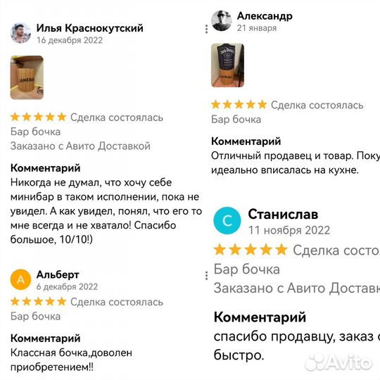 Мини бар Бочка