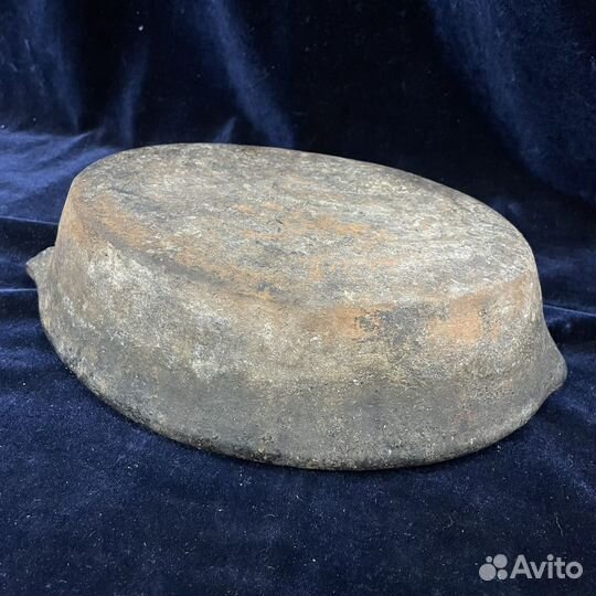 Старинное блюдо утятница керамика глина