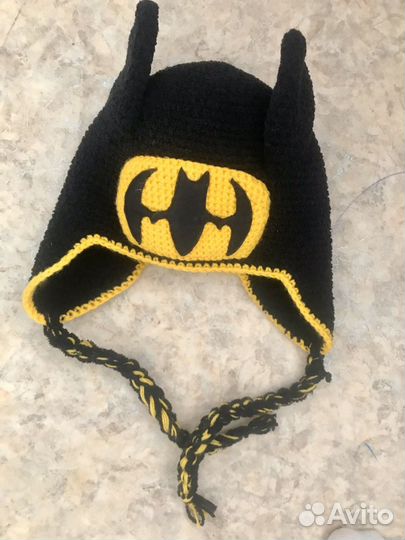 Шапка «Бэтмэн» с ушками
