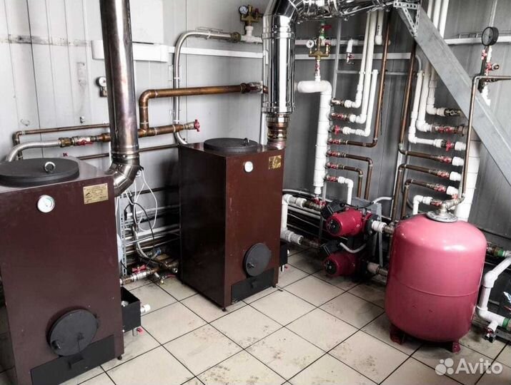 Котел на отработке