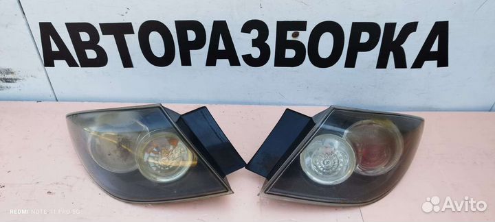 Задние фонари на mazda 3 bk