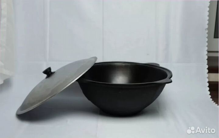 Казан чугунный узбекский 10л