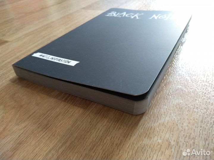 Блокнот с черными листами