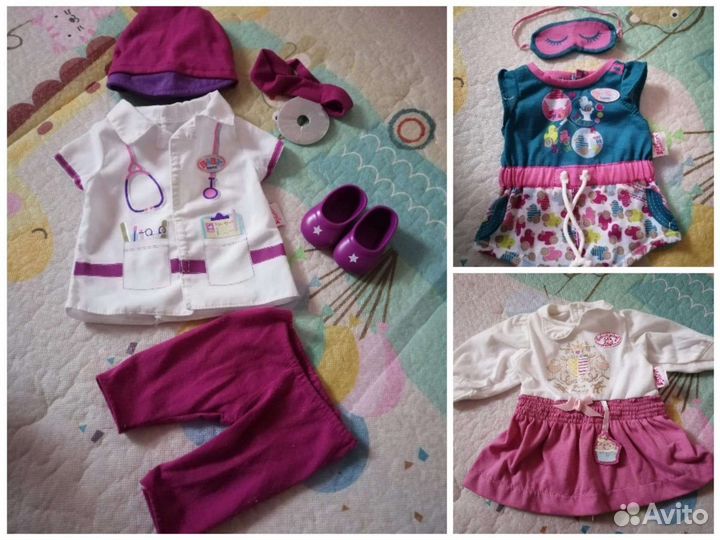 Вещи для куклы пупса беби Борна