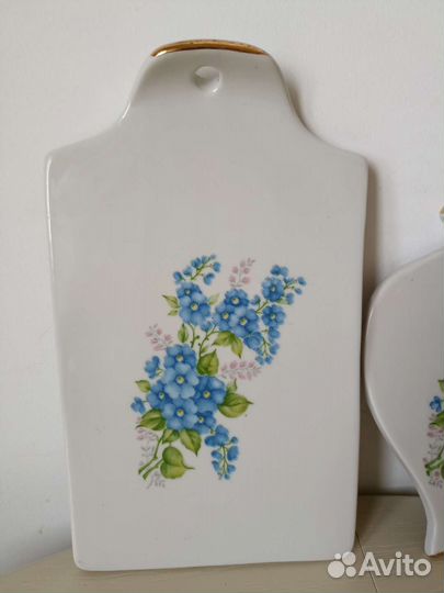 Фарфоровая посуда Дулево, незабудки, СССР