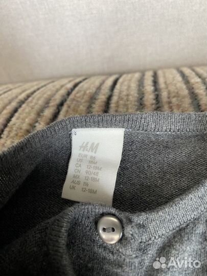 Кофта кардиган для девочки hm 86 (2 шт )
