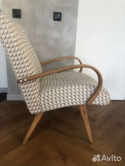 Винтажное кресло Халабала /Halabala Чехославакия