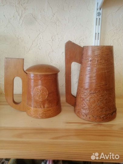 Кружка советская из бересты