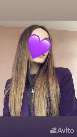 Волосы натуральные, славянка, русые, 50 см