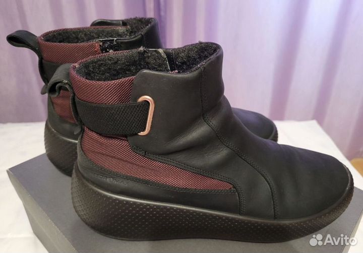 Ботинки Ecco нубук 40