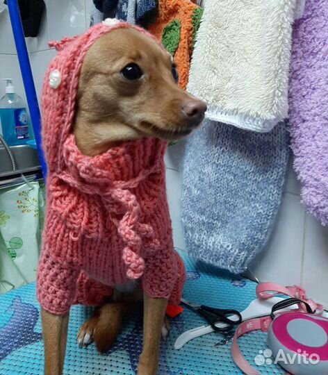 Вязанные комбинезончики