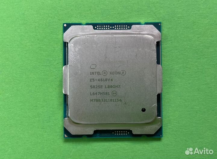 CPU Xeon e5 4610 v4 10 ядер 1.8 ггц, 20 потоков