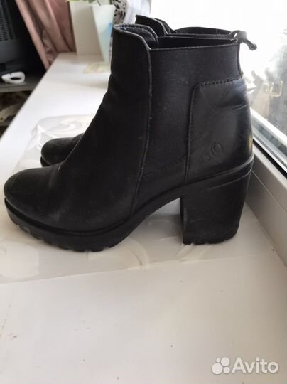 Ботинки демисезонные кожаные