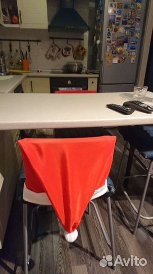 Новогодние шапки для стульев