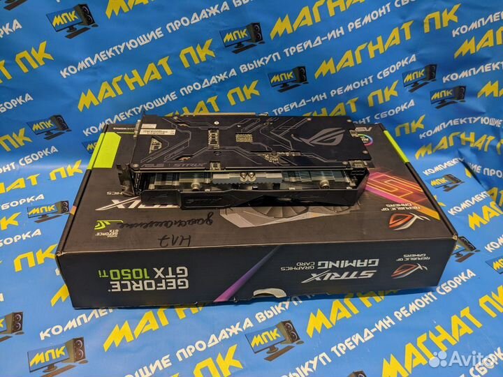 Видеокарта asus GeForce GTX 1050 Ti strix