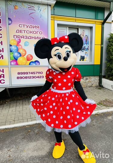 Аниматор Чебурашка Бубенчик кошка мини маус