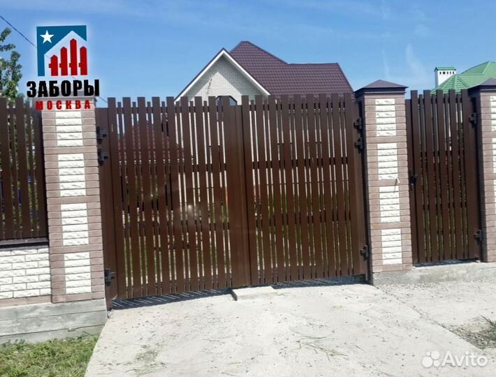 Распашные ворота от изготовителя