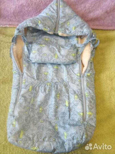 Зимний конверт в коляску