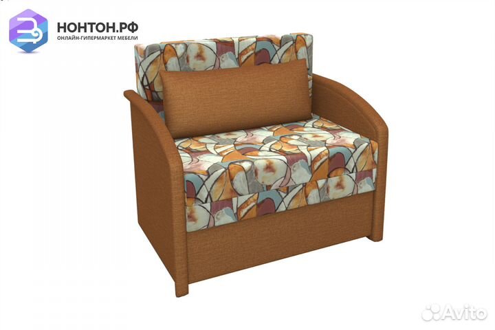Диван выкатной Малыш 1000 коричневый