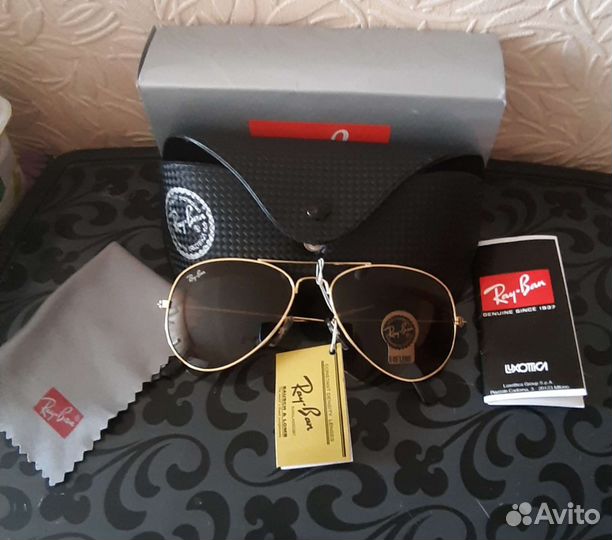 Очки Ray Ban Aviator, стекло
