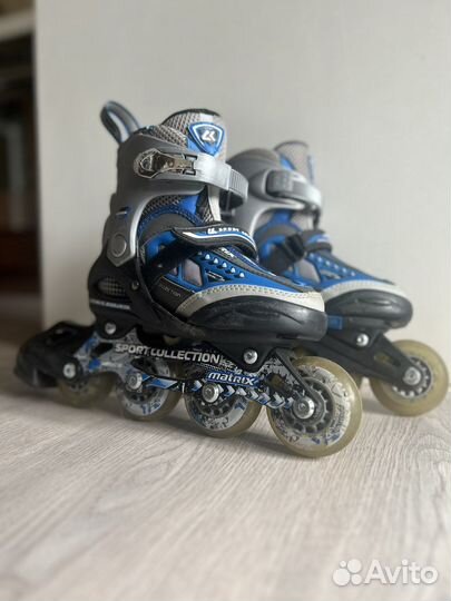 Роликовые коньки детские раздвижные 27-30
