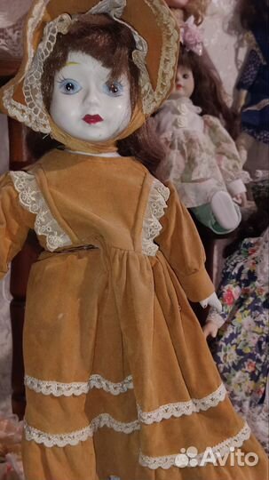 Кукла фарфоровая коллекционная Германия