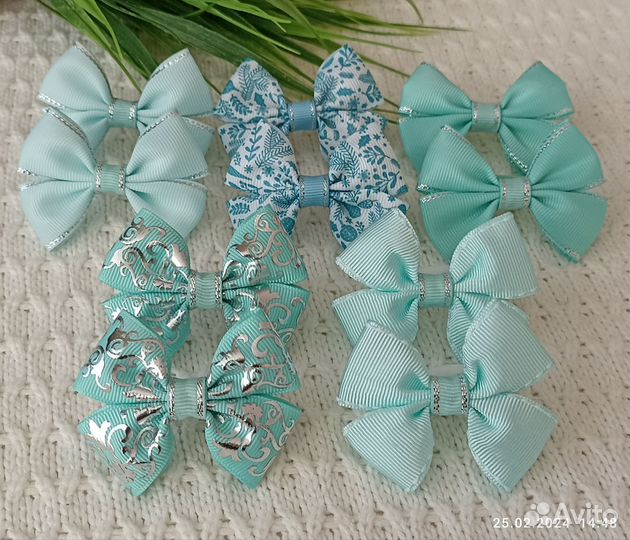 Банты бантики резинки заколки для волос