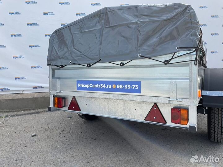 Прицеп 1,7 х1,3м Самосвал Борт 30см Рама Цинк