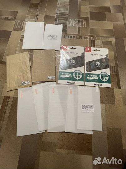 Стекла пленки на Nintendo switch