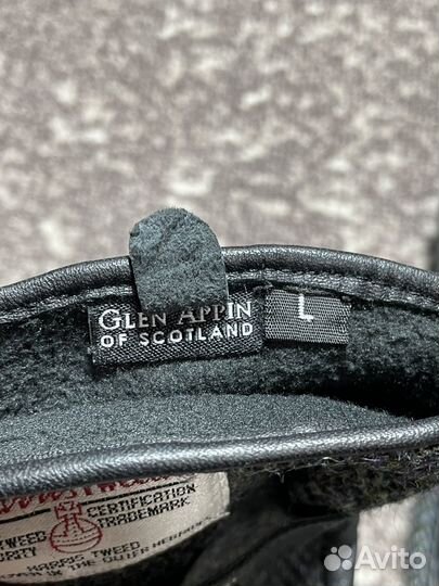 Перчатки Harris Tweed Шерсть/Кожа