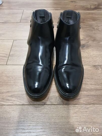 Ботинки кожаные Pollini