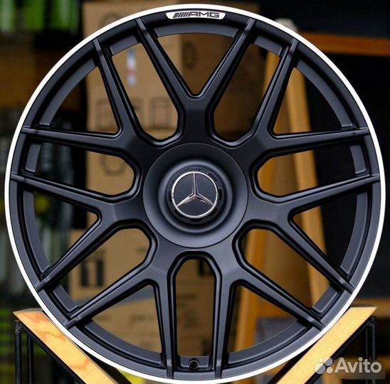 Кованые диски в стиле AMG Mercedes GLC-coupe r21