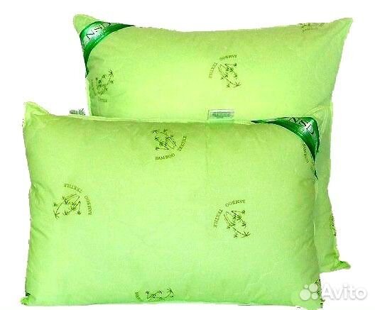 Подушки бамбуковые, новые, разных размеров, в уп