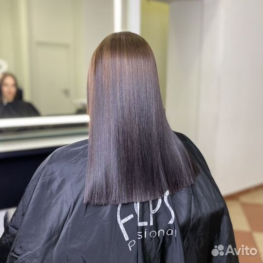 Кератиновое выпрямление ботокс для волос