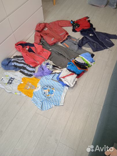 Детские вещи пакетом на мальчика 4,5,6лет
