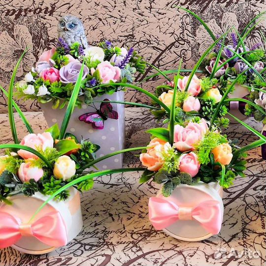 Мыльный букет подарок на 8 марта