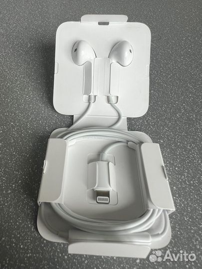 Наушники apple earpods lightning новые оригинал