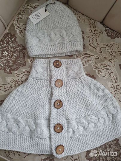 Комплект шапка и шарф женский