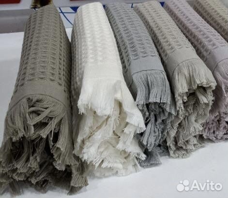 Вафельные полотенца 50/90, 70/140 Турция