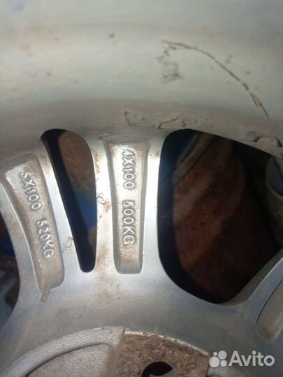 Литые диски r15 бу 4 100