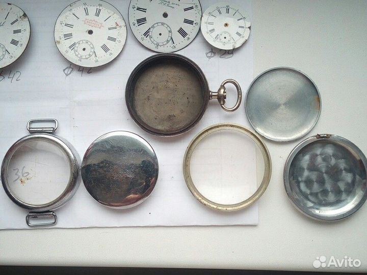 Циферблаты и корпуса для старинных карманных часов