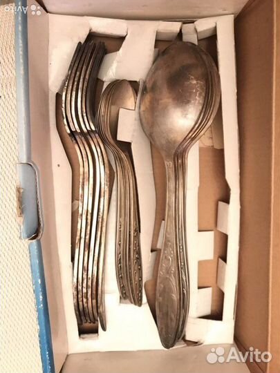 Столовые приборы (лож., вилка, ч.лож.), Кольчугино