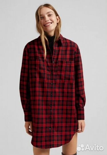 Платье рубашка Bershka