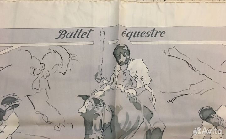 Платок Hermes Ballet equestre