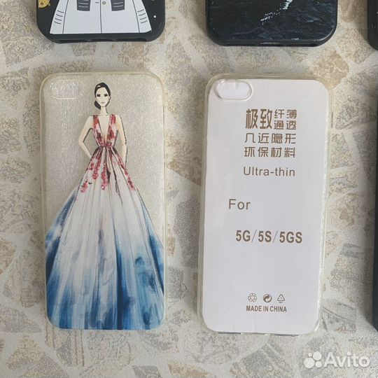 Силиконовый чехол на iPhone 5s, SE