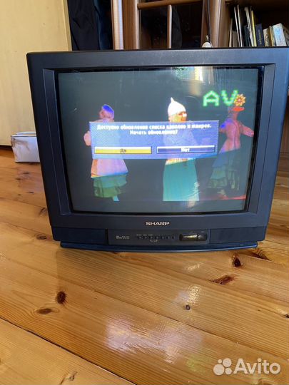 Телевизор бу sharp cv 2132 ck1