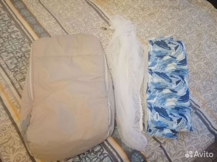 Накидка на ножки в коляску, муфта, москитная сетка