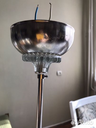 Хрустальная люстра СССР винтажная