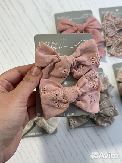 Бантики заколки для девочки