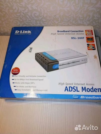 Модем adsl D-Link DSL-300T